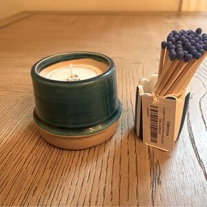 Valentina-Citro Candle Blue; 8hrs burning; never used tags on